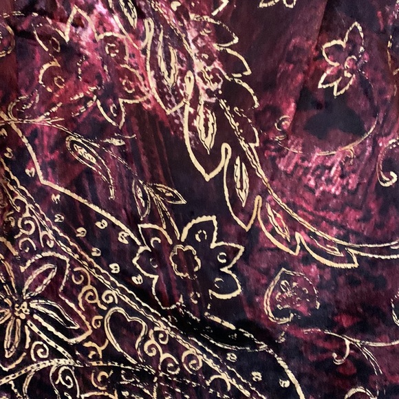 Emanuel Ungaro crushed velvet style full length skirt. - Picture 3 of 5